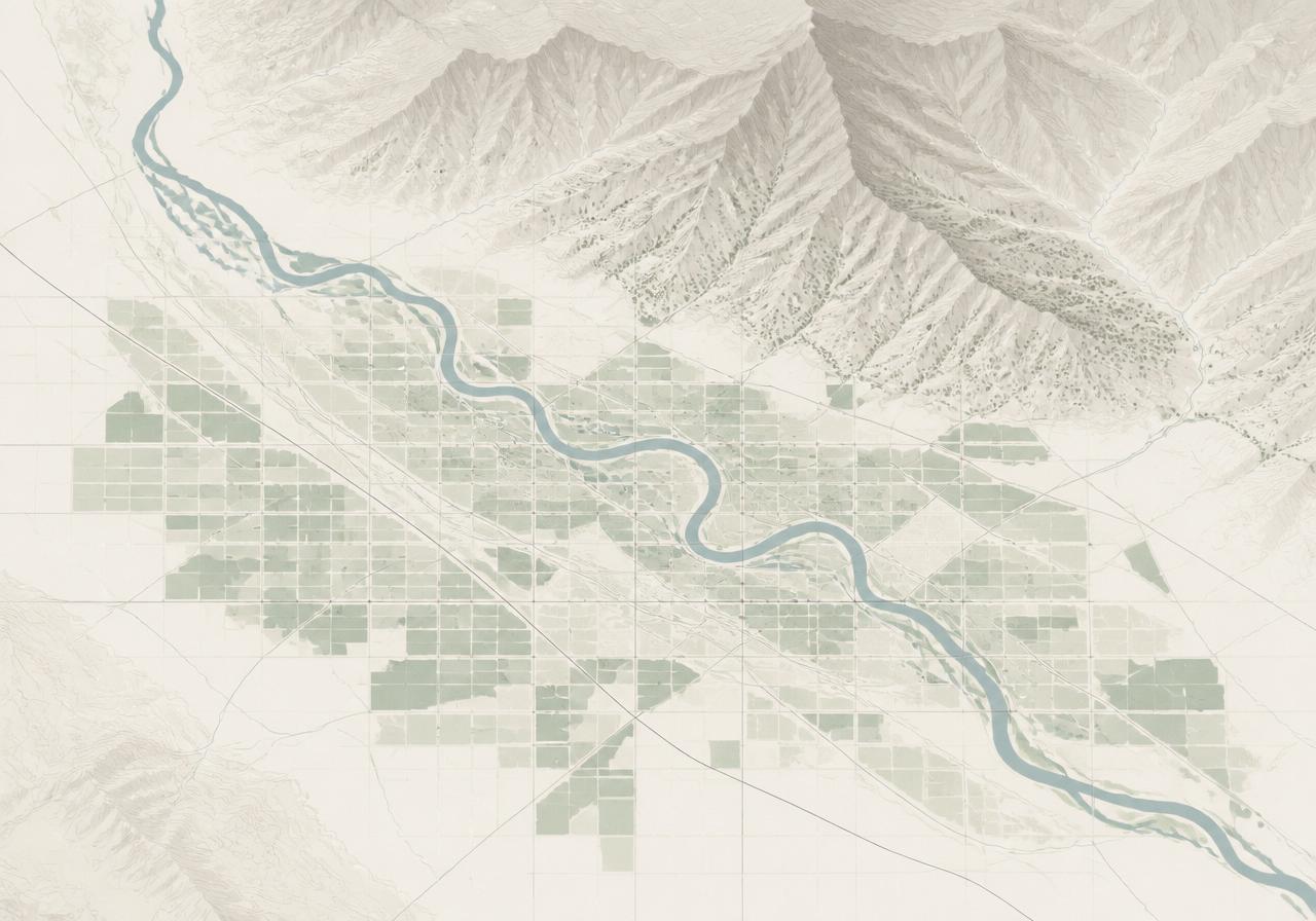 Illustrated map of the Treasure Valley service area